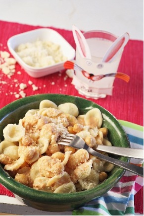 orecchiette con mozzarella