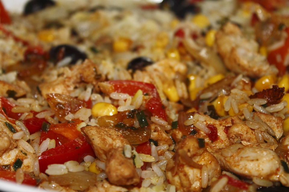 Paella di pollo