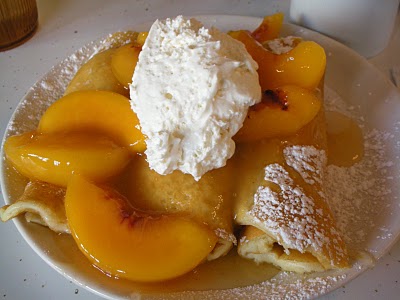 Pancake alla pesca