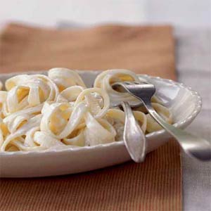 pappardelle con panna