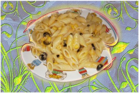 pasta con zucca e olive