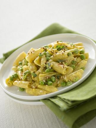 pasta piselli zafferano