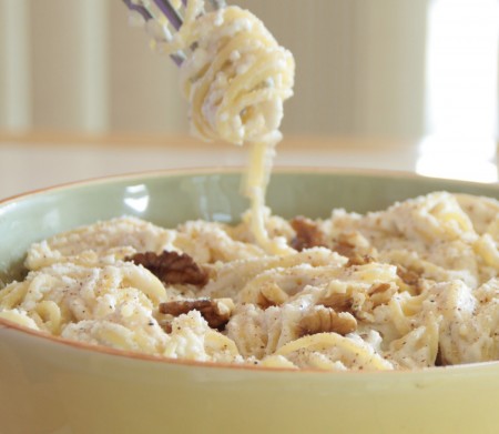 pasta.ricotta noci