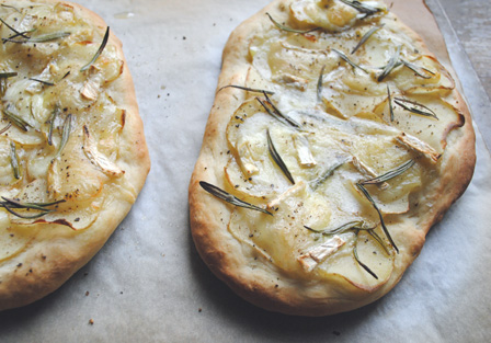 pizza patate brie