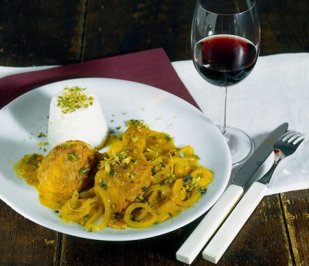 pollo con zafferano ricetta