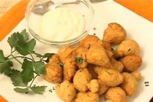 polpette di ceci cotto e mangiato