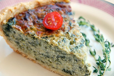 quinche spinaci ricotta ricetta