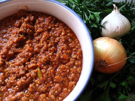 Ragù alla bolognese con funghi