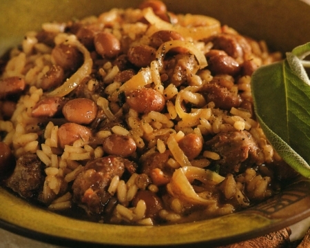 Riso e fasoi (riso e fagioli)