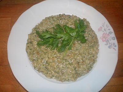 Risotto al prezzemolo