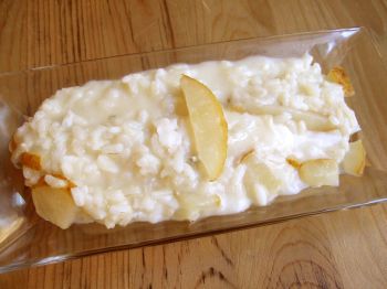 risotto formaggi e pere