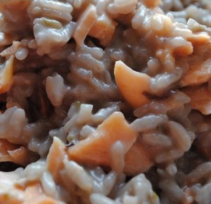 risotto radicchio trota