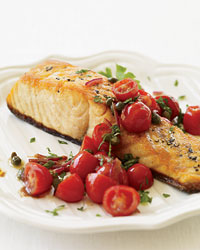 salmone al pomodoro