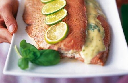 salmone con lime