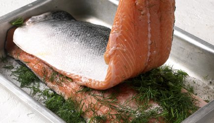 salmone marinato.ricetta