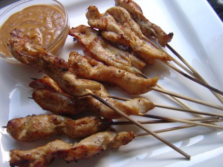 satay pollo