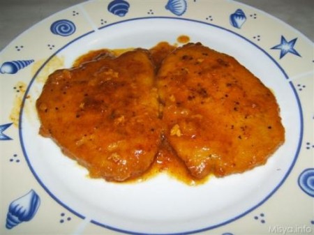 scaloppine allo zafferano