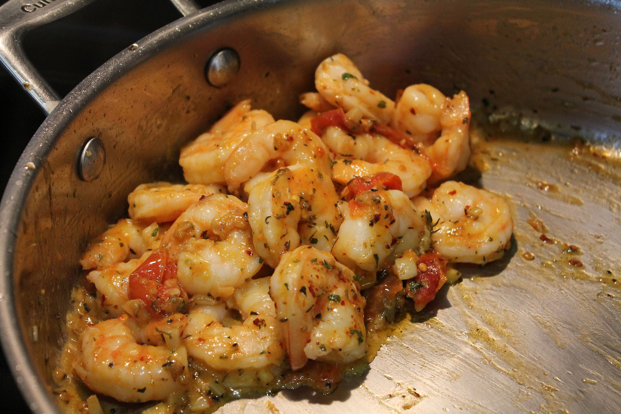 scampi alla busara ricetta