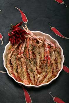 scampi gratinati