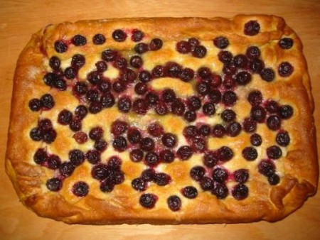 Schiacciata all’uva del menù di Benedetta