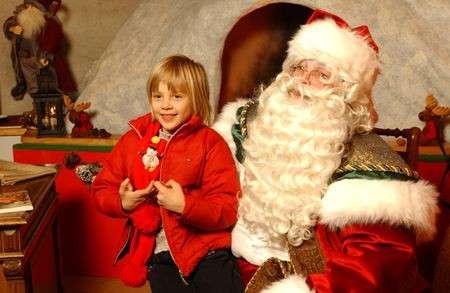 Bimba Babbo Natale