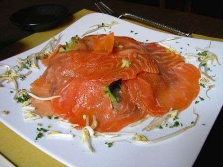 Carpaccio salmone