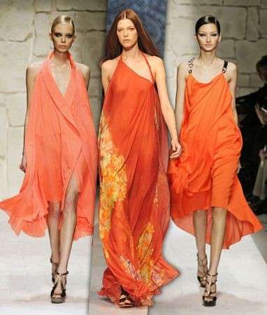 abiti arancio