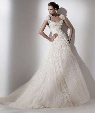 elie saab abito da sposa pizzo
