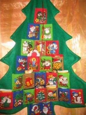 calendario avvento albero