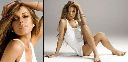 lindsay lohan abbronzatura