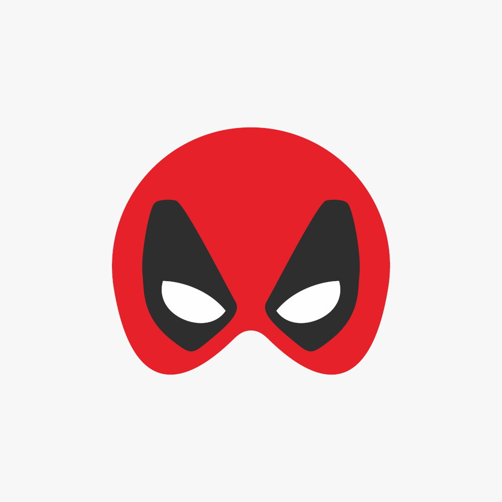 Maschera da ritagliare Deadpool