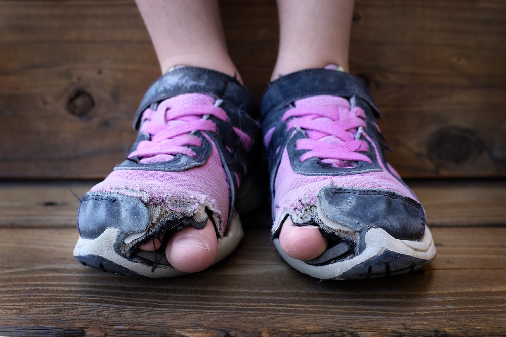 Scarpe rotte