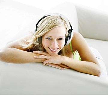 ragazza contenta