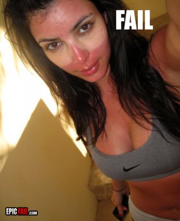 kim kardashian tan fail