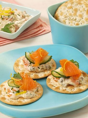 tartine salmone