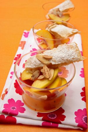 macedonia pesche ricetta