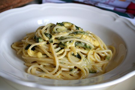 Carbonara vegetariana