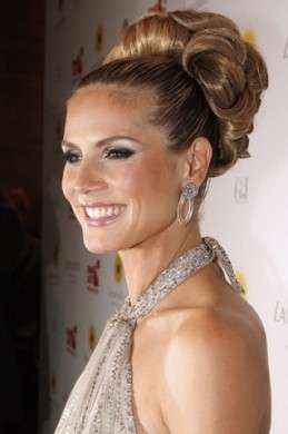 Chignon Heidi Klum