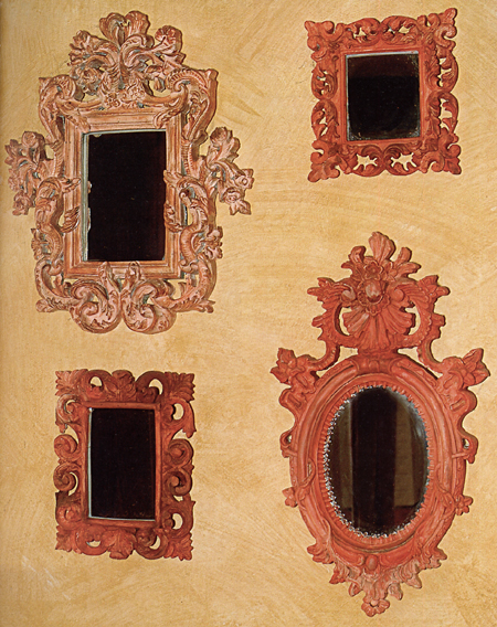 Decoupage cornici antiche