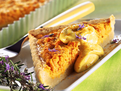 torta salata carote
