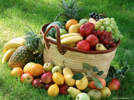 frutta e verdura otto porzioni