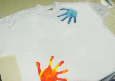 t shirt con impronte
