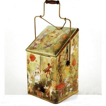 Decoupage cestino in latta
