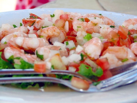 insalata di gamberi