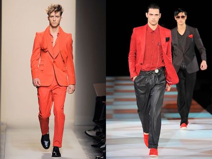 Maschi rosso tendenze