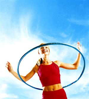 Prova costume hula hoop