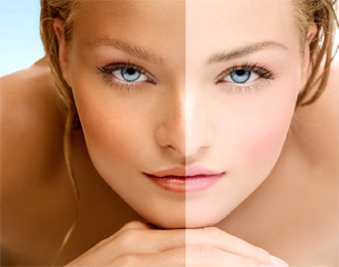 Abbronzatura viso protezione