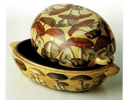 Decoupage zuppiera terracotta