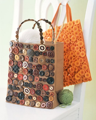 shopper con i bottoni