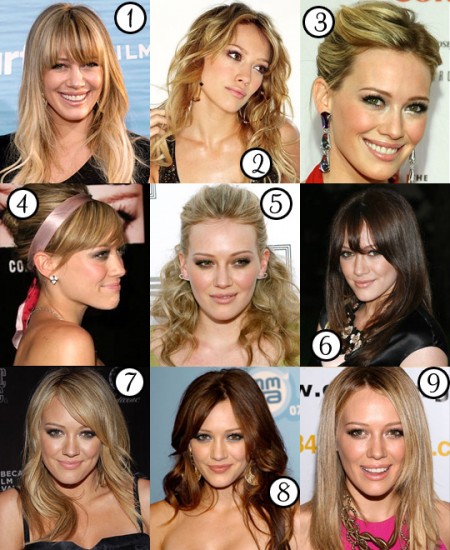 hilary duff acconciature migliori